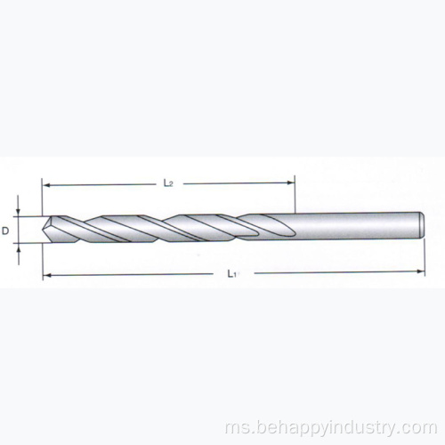 HSS Left Hand Drill sepenuhnya tanah (GM-DB157)